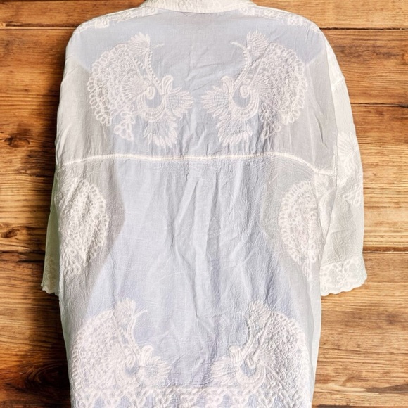 Spiaggia Dolce white embroidered shirt. - Picture 6 of 7